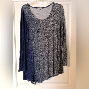 Joan Vass Asymmetrical Tunic Size Medium